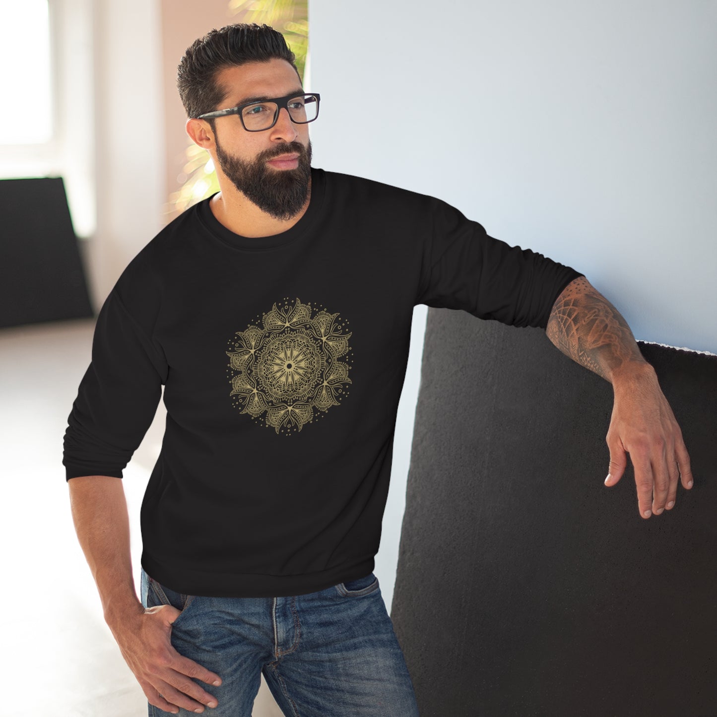 Sweatshirt Unisex Crew Neck "Blume"