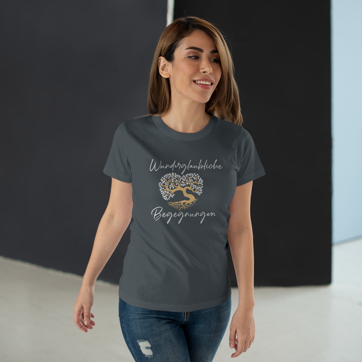 T-Shirt Frauen Single Jersey "Wunderglaubliche Begegnungen"