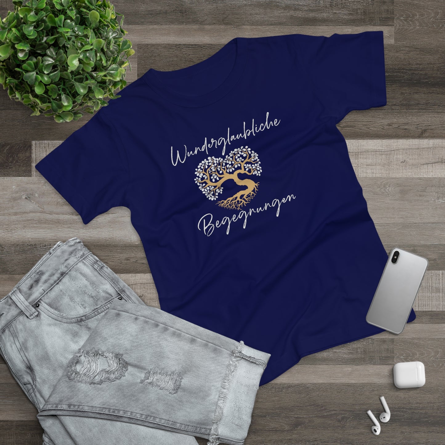 T-Shirt Frauen Single Jersey "Wunderglaubliche Begegnungen"