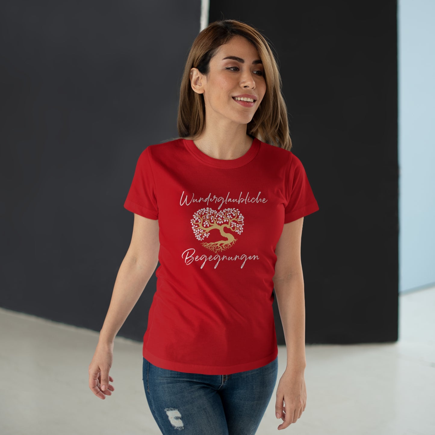 T-Shirt Frauen Single Jersey "Wunderglaubliche Begegnungen"