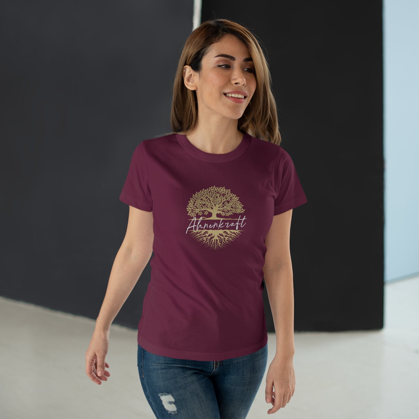 T-Shirt Frauen Single Jersey "Ahnenkraft"