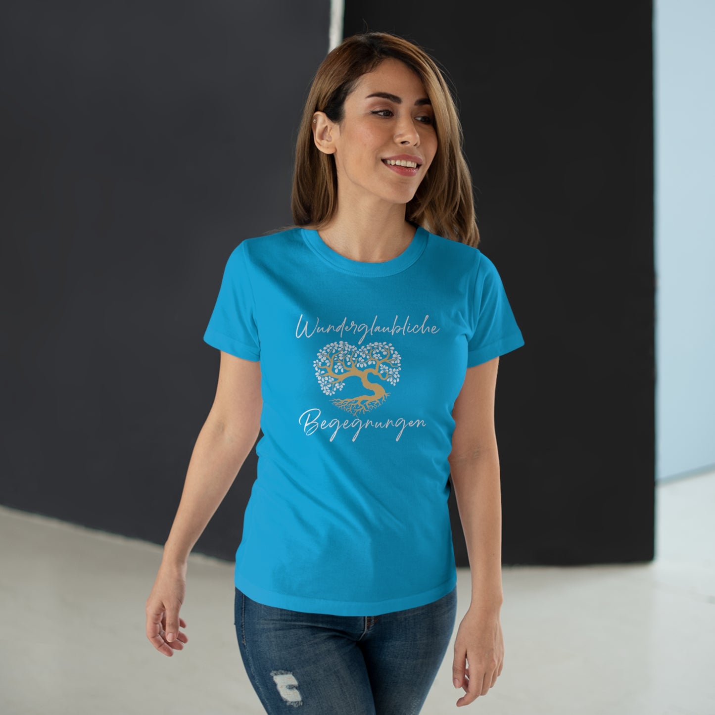 T-Shirt Frauen Single Jersey "Wunderglaubliche Begegnungen"