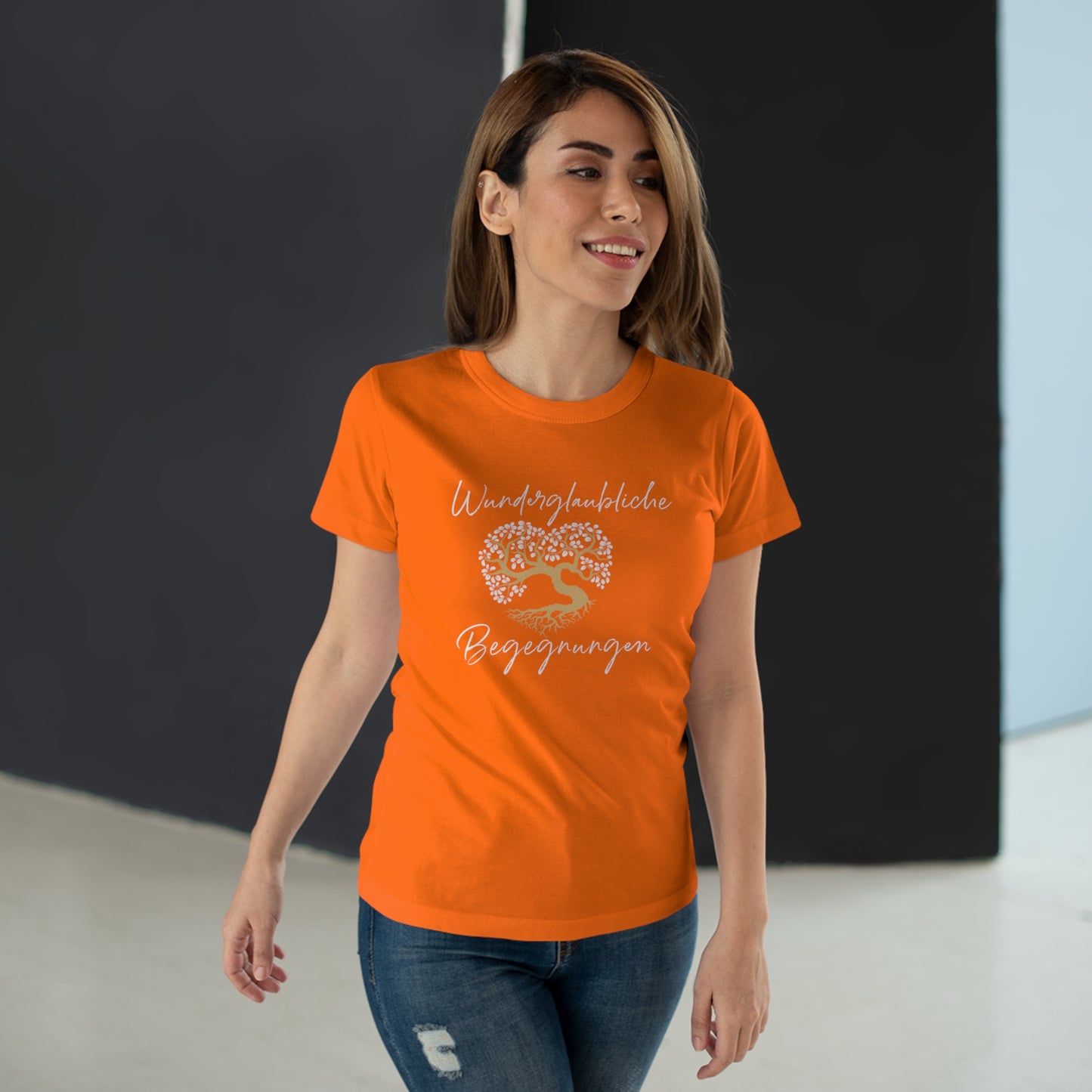 T-Shirt Frauen Single Jersey "Wunderglaubliche Begegnungen"