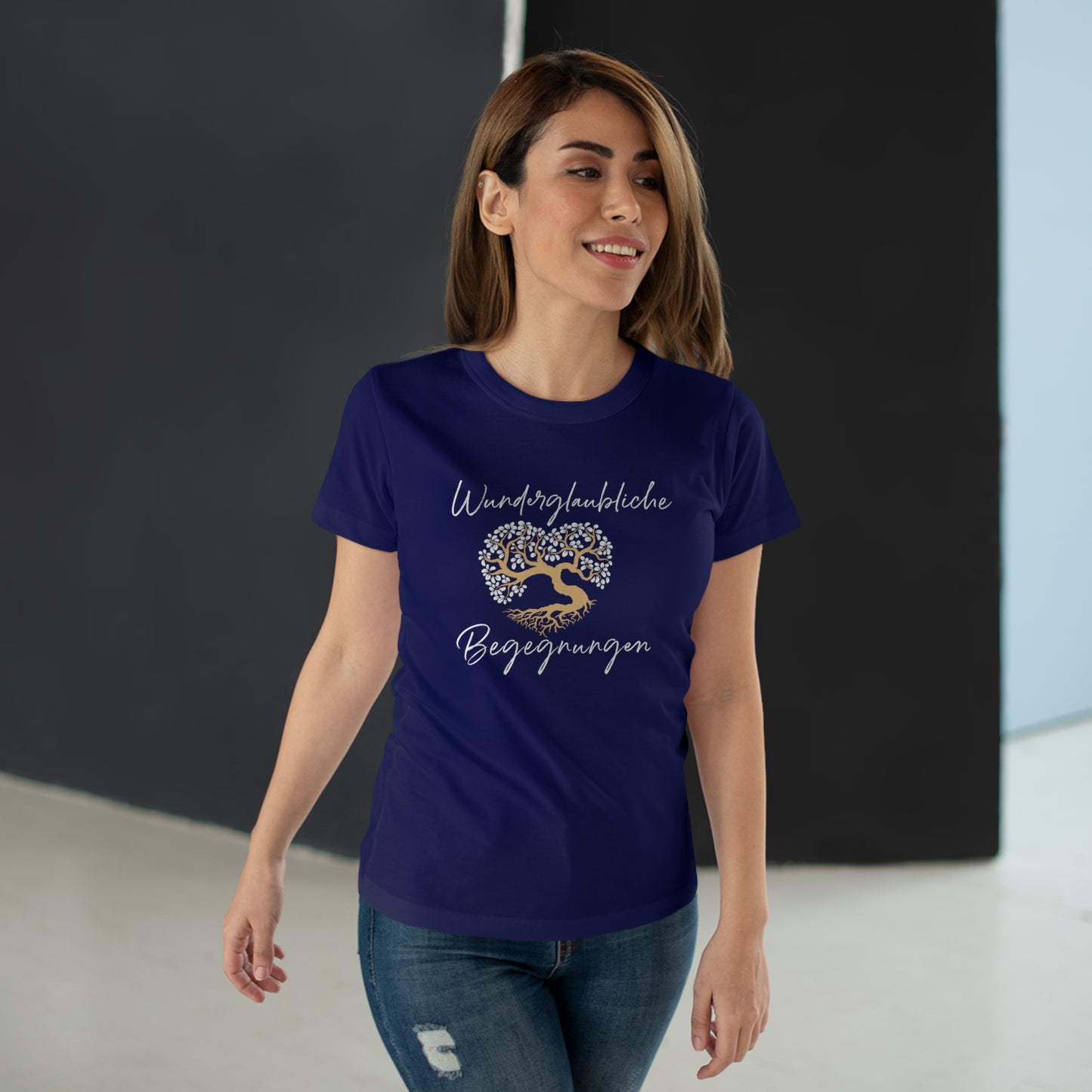 T-Shirt Frauen Single Jersey "Wunderglaubliche Begegnungen"