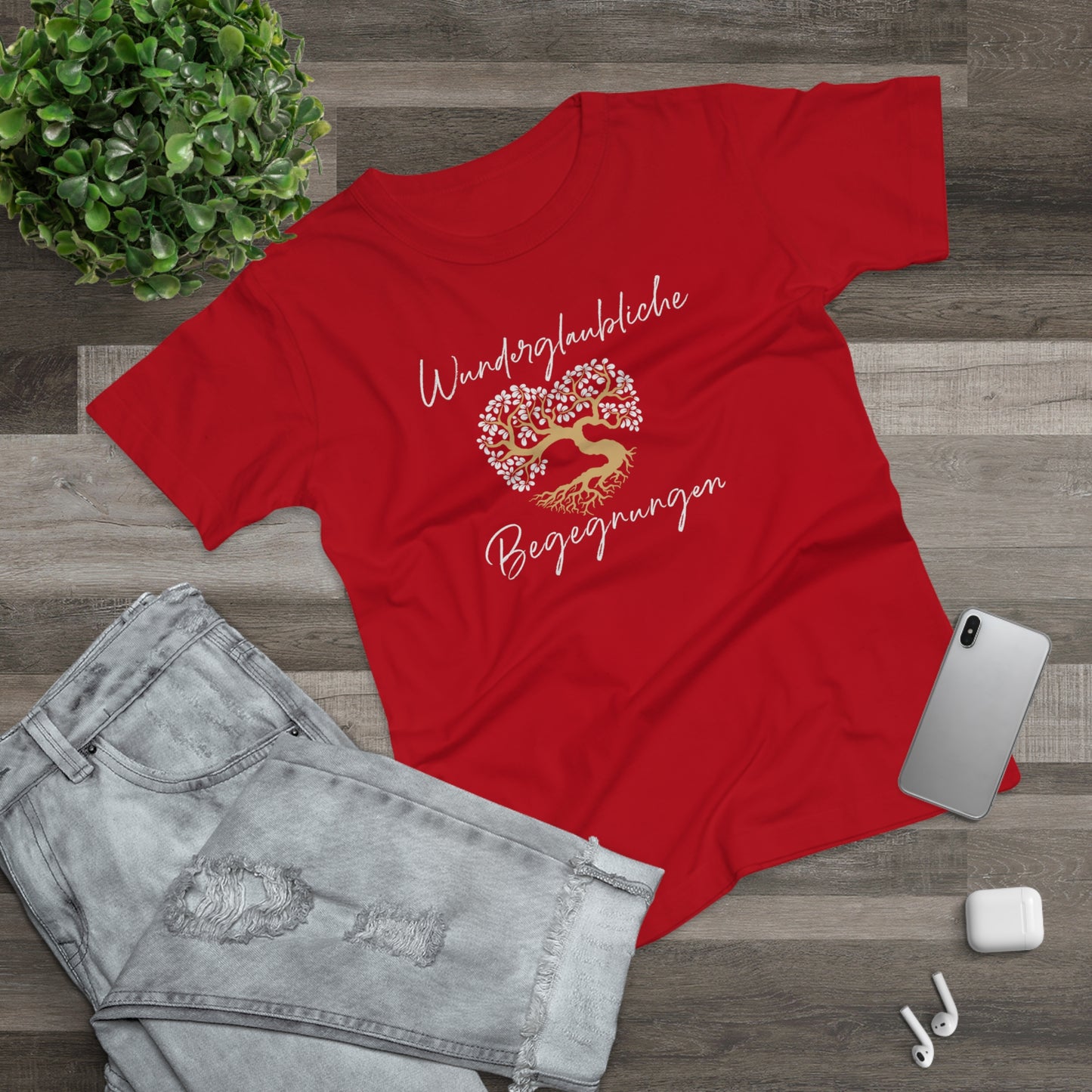 T-Shirt Frauen Single Jersey "Wunderglaubliche Begegnungen"