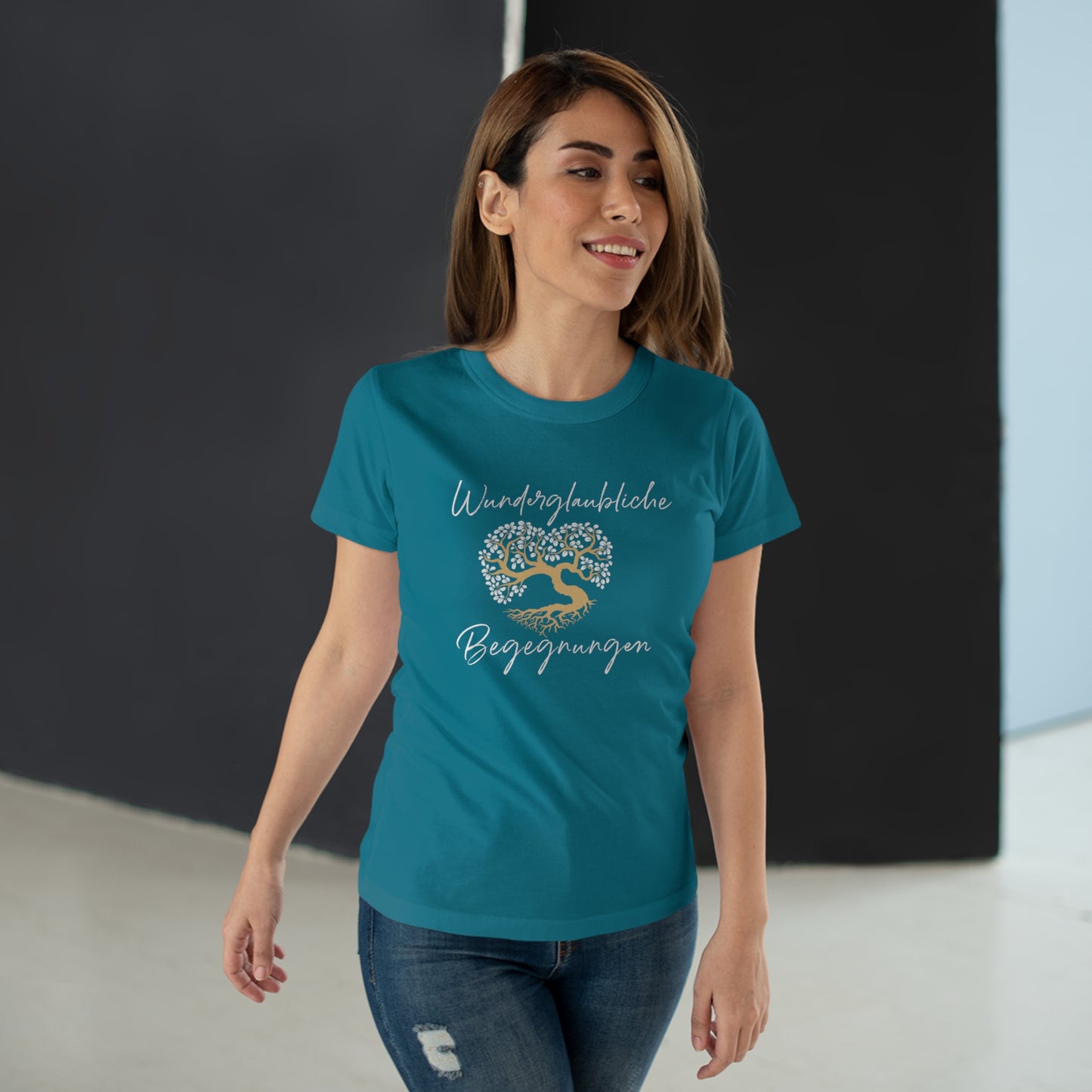 T-Shirt Frauen Single Jersey "Wunderglaubliche Begegnungen"