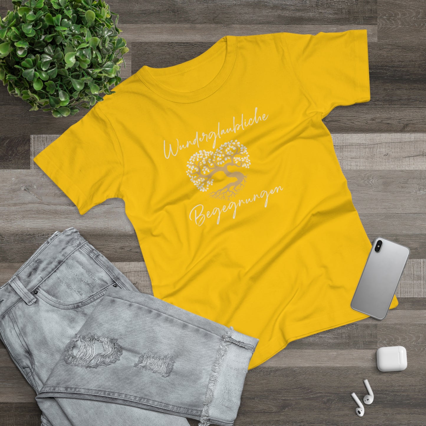 T-Shirt Frauen Single Jersey "Wunderglaubliche Begegnungen"
