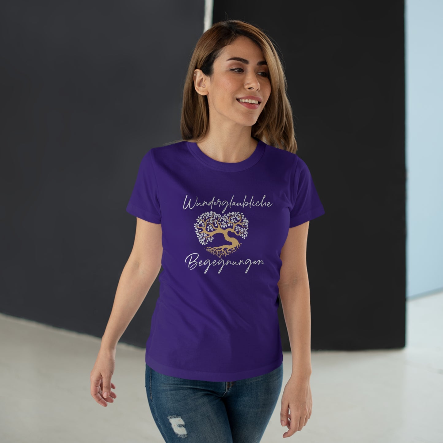 T-Shirt Frauen Single Jersey "Wunderglaubliche Begegnungen"