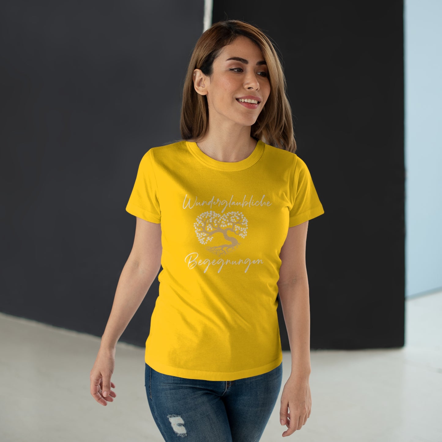 T-Shirt Frauen Single Jersey "Wunderglaubliche Begegnungen"