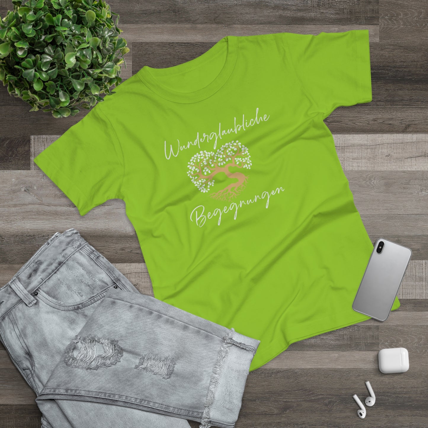 T-Shirt Frauen Single Jersey "Wunderglaubliche Begegnungen"