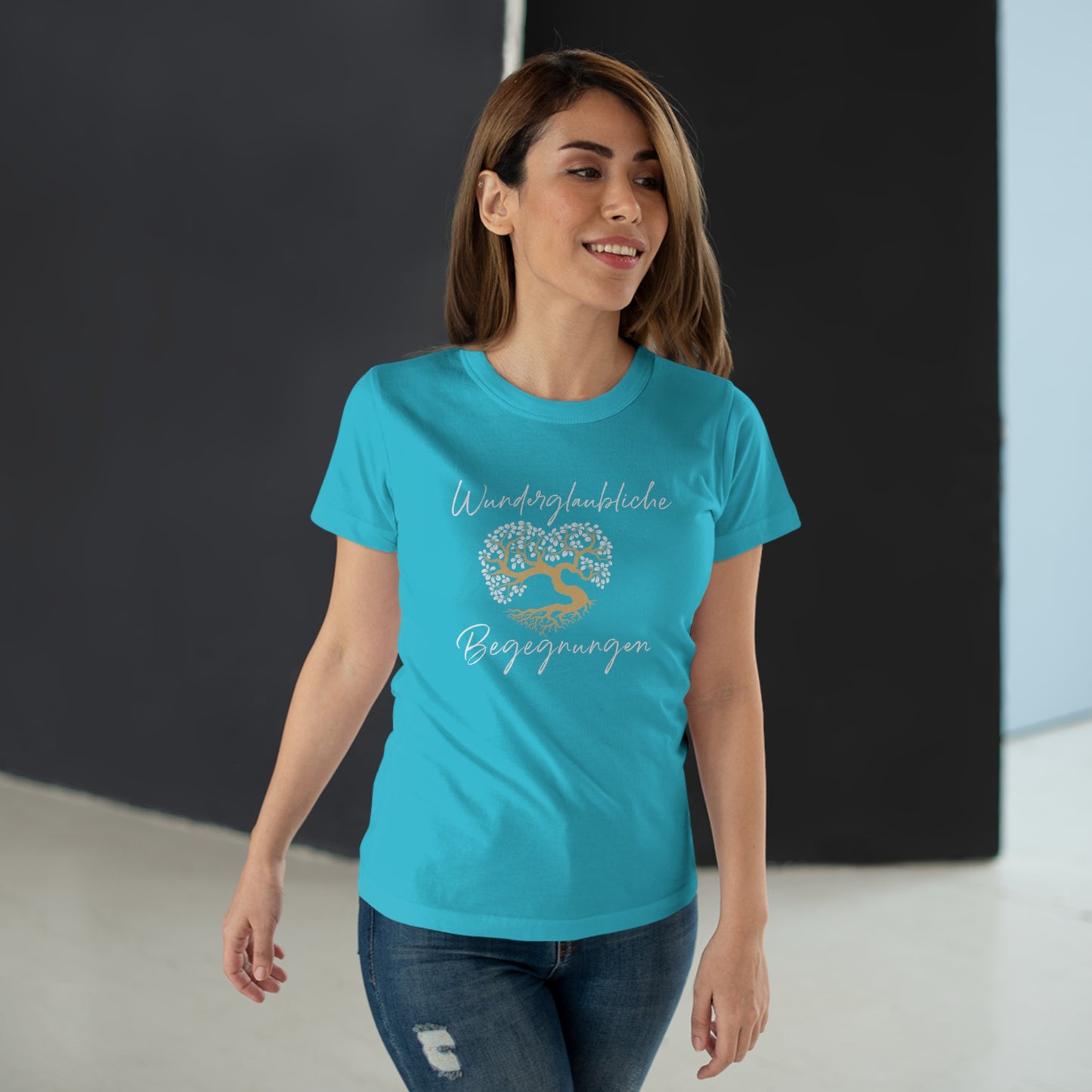 T-Shirt Frauen Single Jersey "Wunderglaubliche Begegnungen"