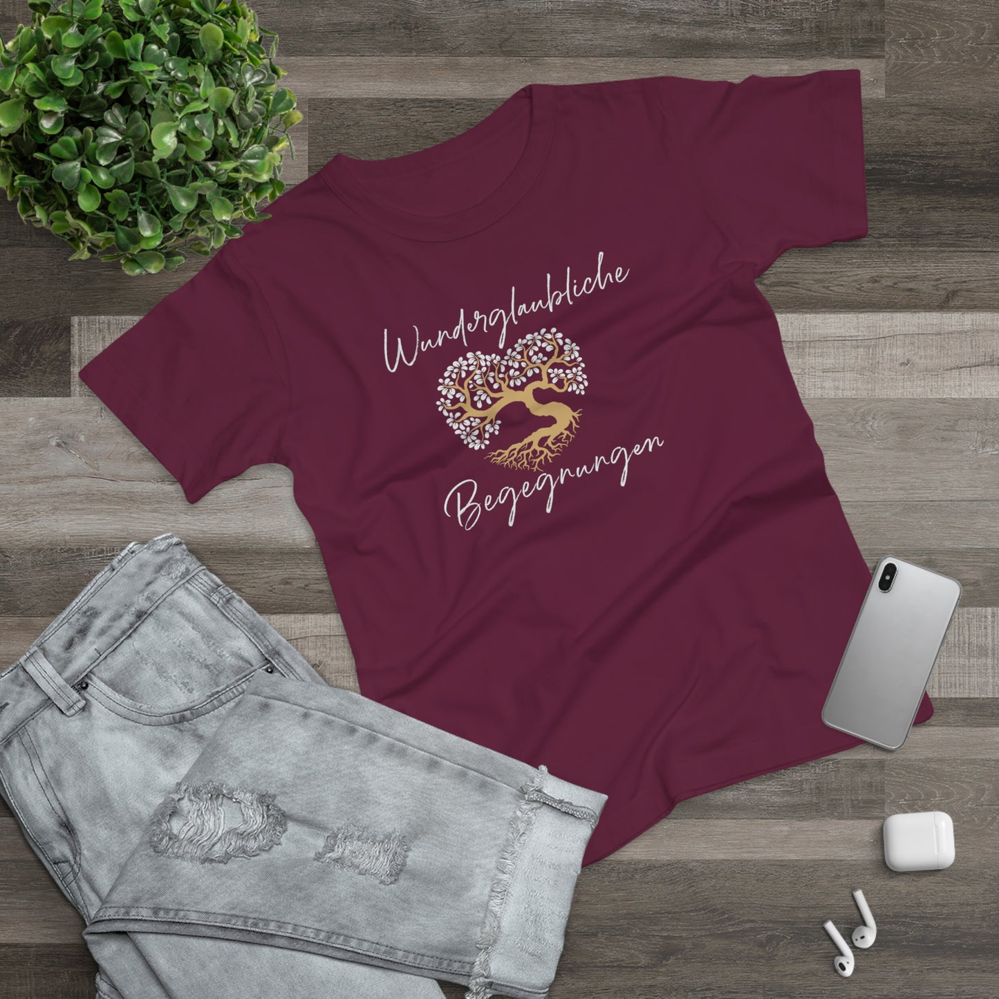 T-Shirt Frauen Single Jersey "Wunderglaubliche Begegnungen"