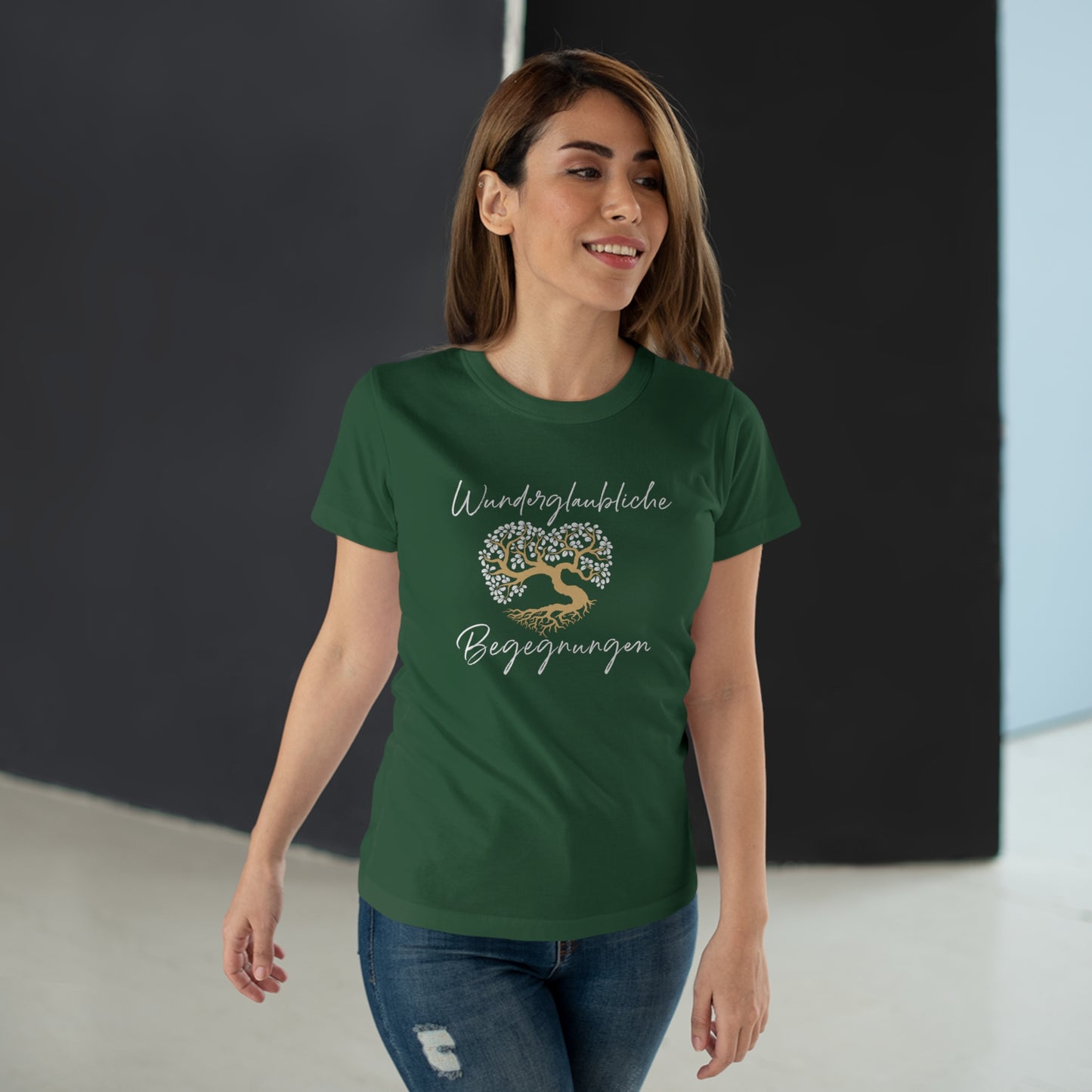 T-Shirt Frauen Single Jersey "Wunderglaubliche Begegnungen"
