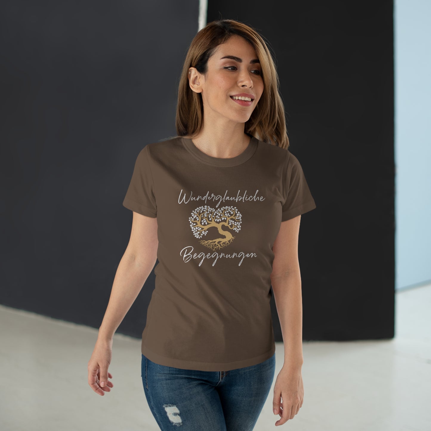 T-Shirt Frauen Single Jersey "Wunderglaubliche Begegnungen"