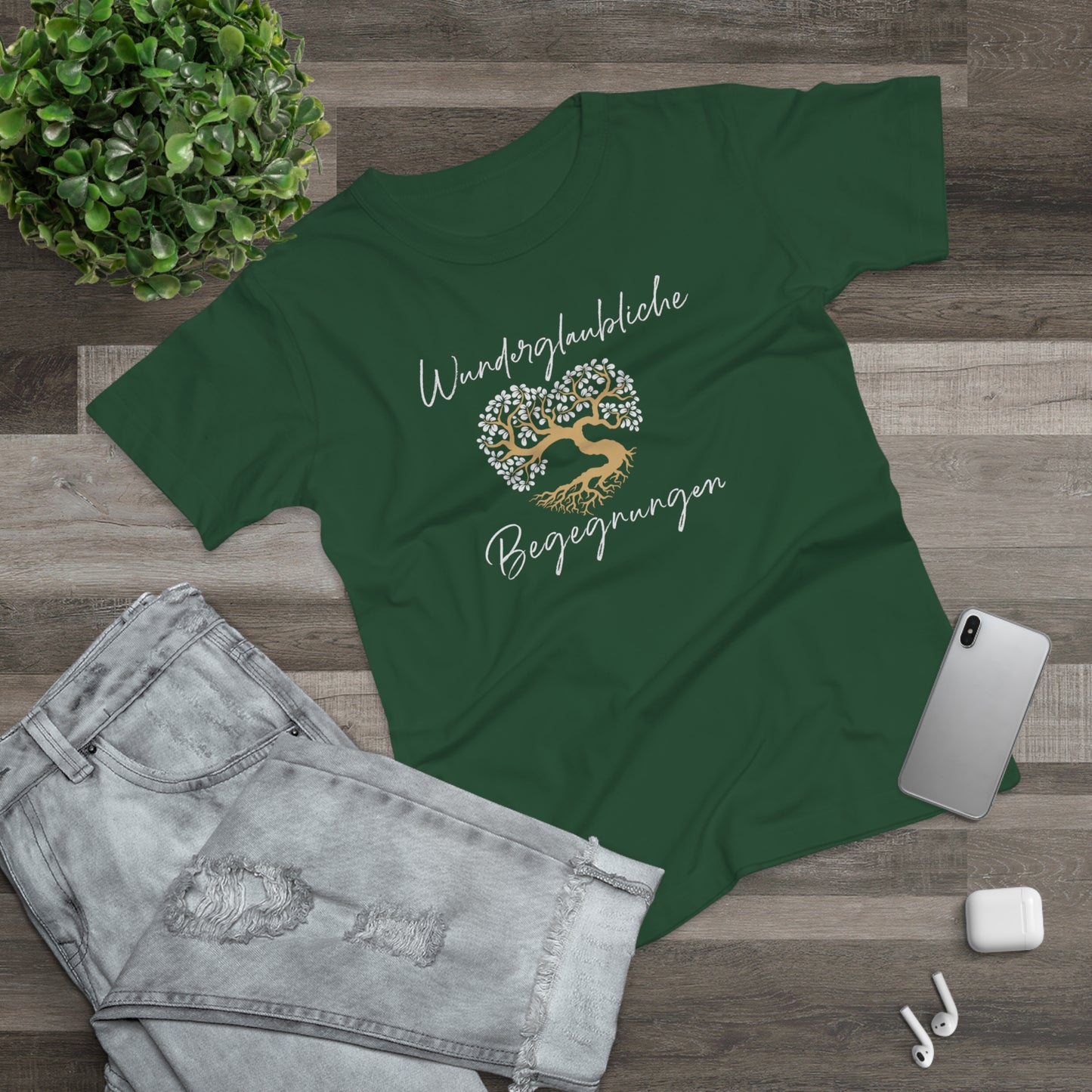 T-Shirt Frauen Single Jersey "Wunderglaubliche Begegnungen"