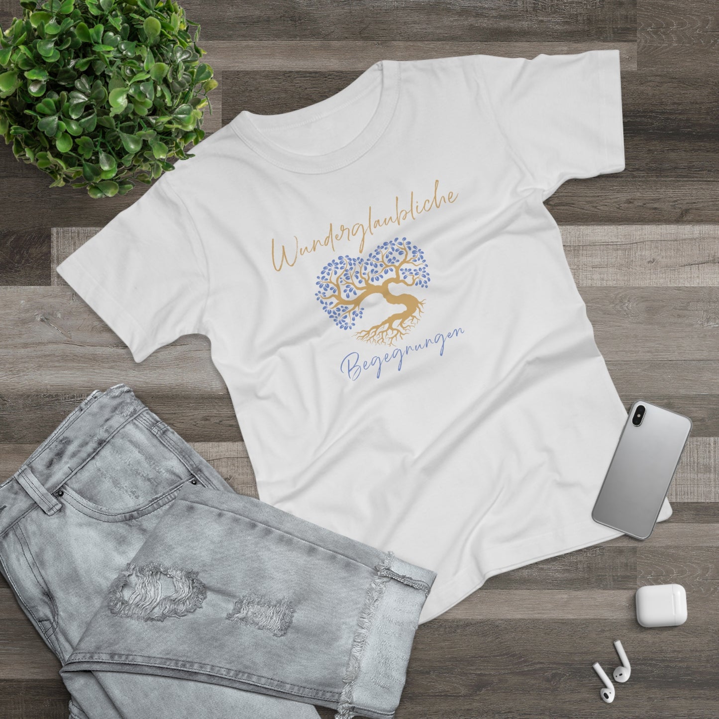 T-Shirt Frauen Single Jersey "Wunderglaubliche Begegnungen"