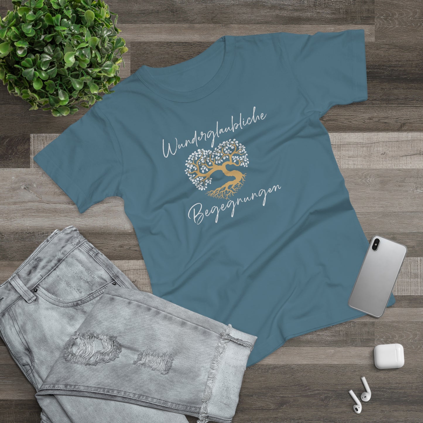 T-Shirt Frauen Single Jersey "Wunderglaubliche Begegnungen"