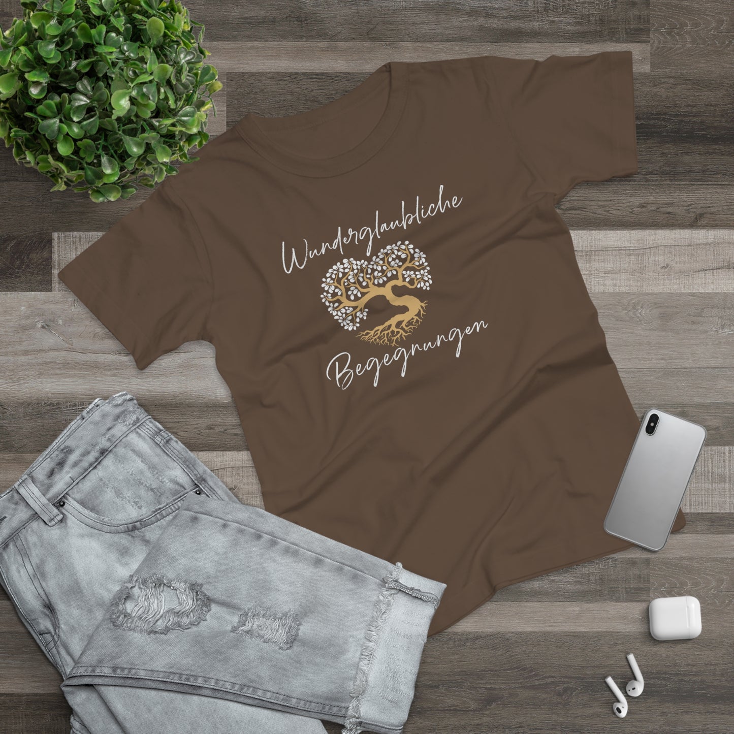 T-Shirt Frauen Single Jersey "Wunderglaubliche Begegnungen"