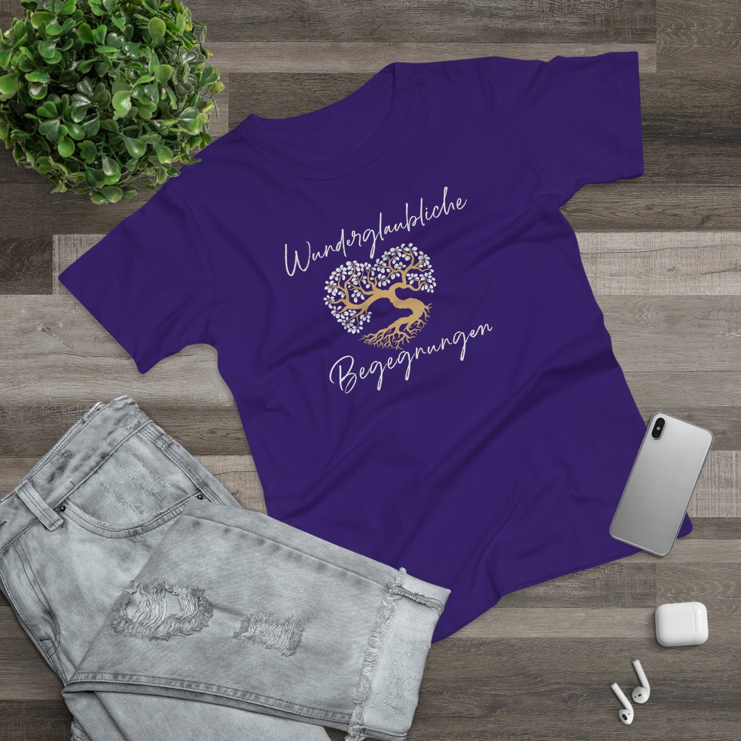 T-Shirt Frauen Single Jersey "Wunderglaubliche Begegnungen"
