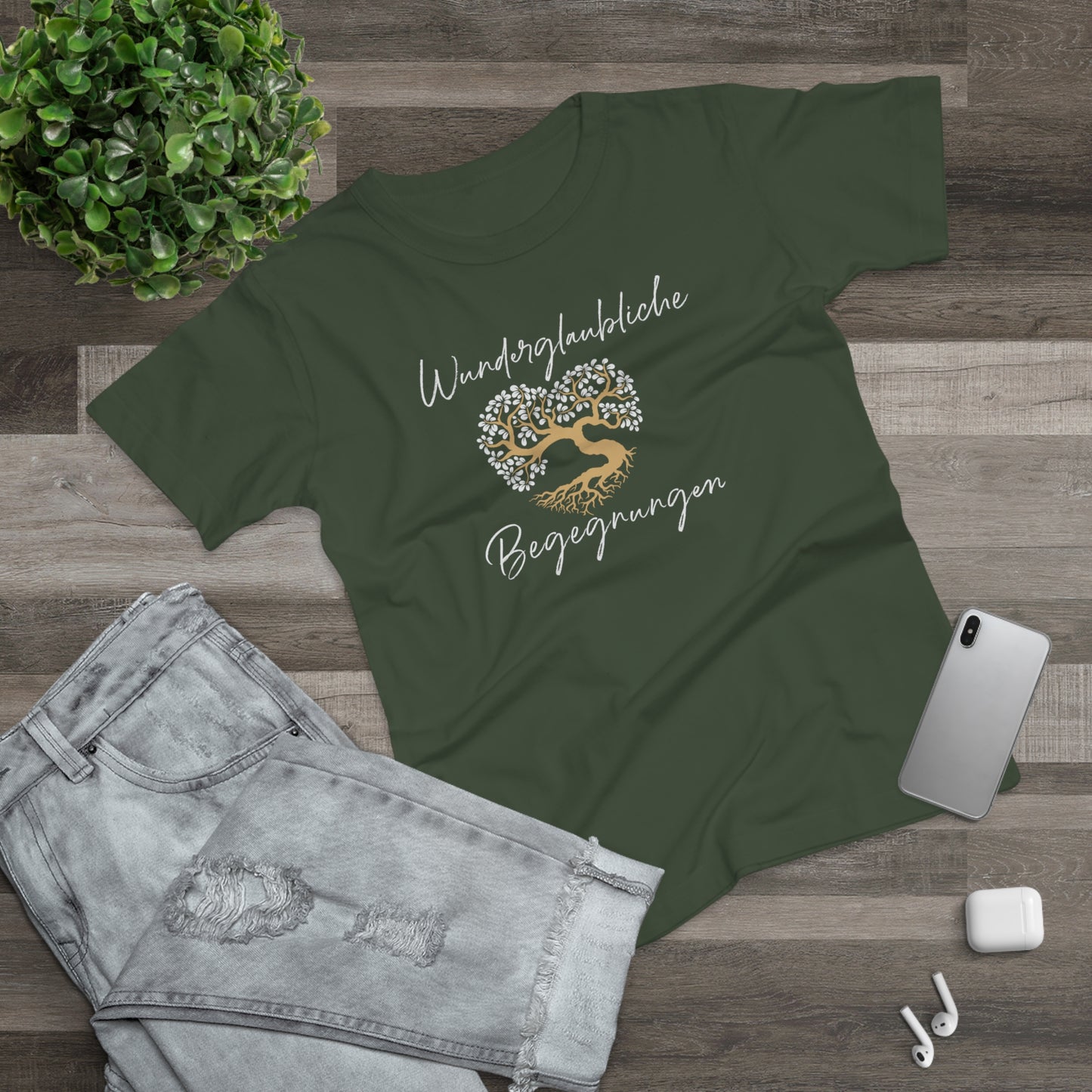 T-Shirt Frauen Single Jersey "Wunderglaubliche Begegnungen"