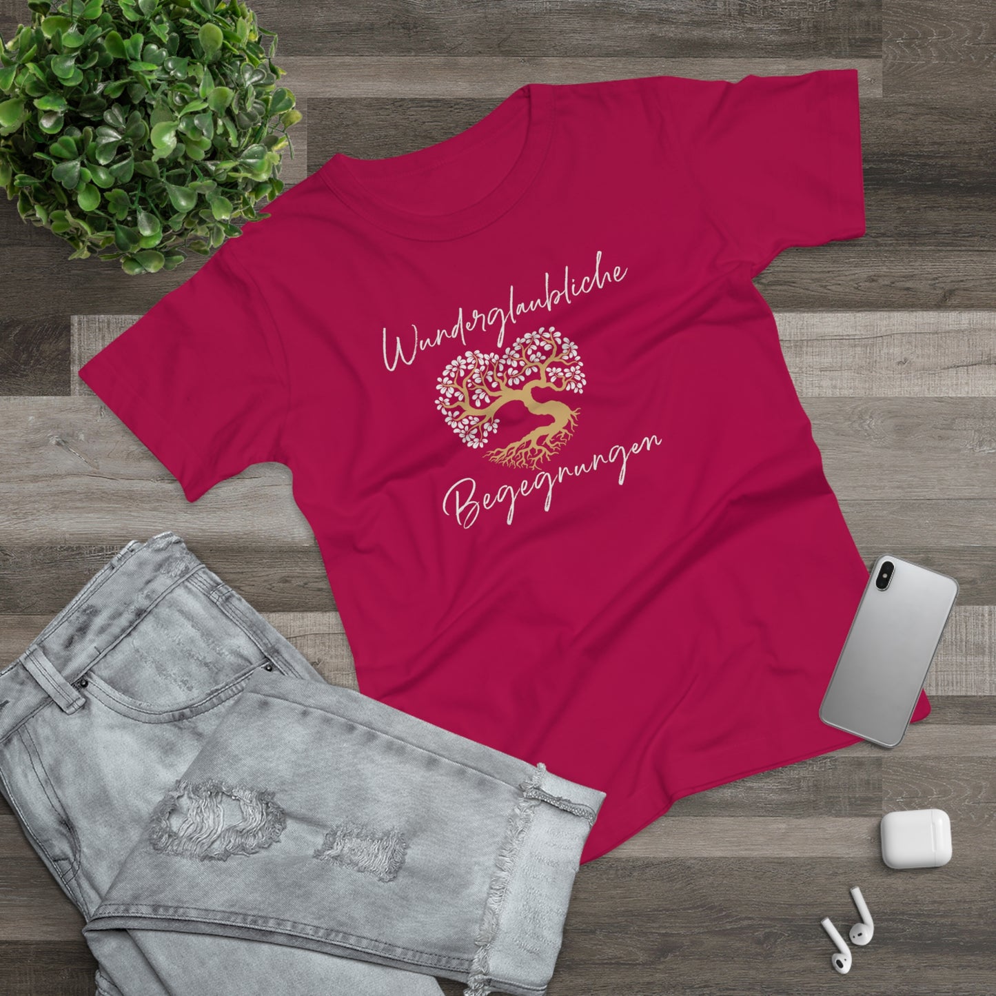 T-Shirt Frauen Single Jersey "Wunderglaubliche Begegnungen"