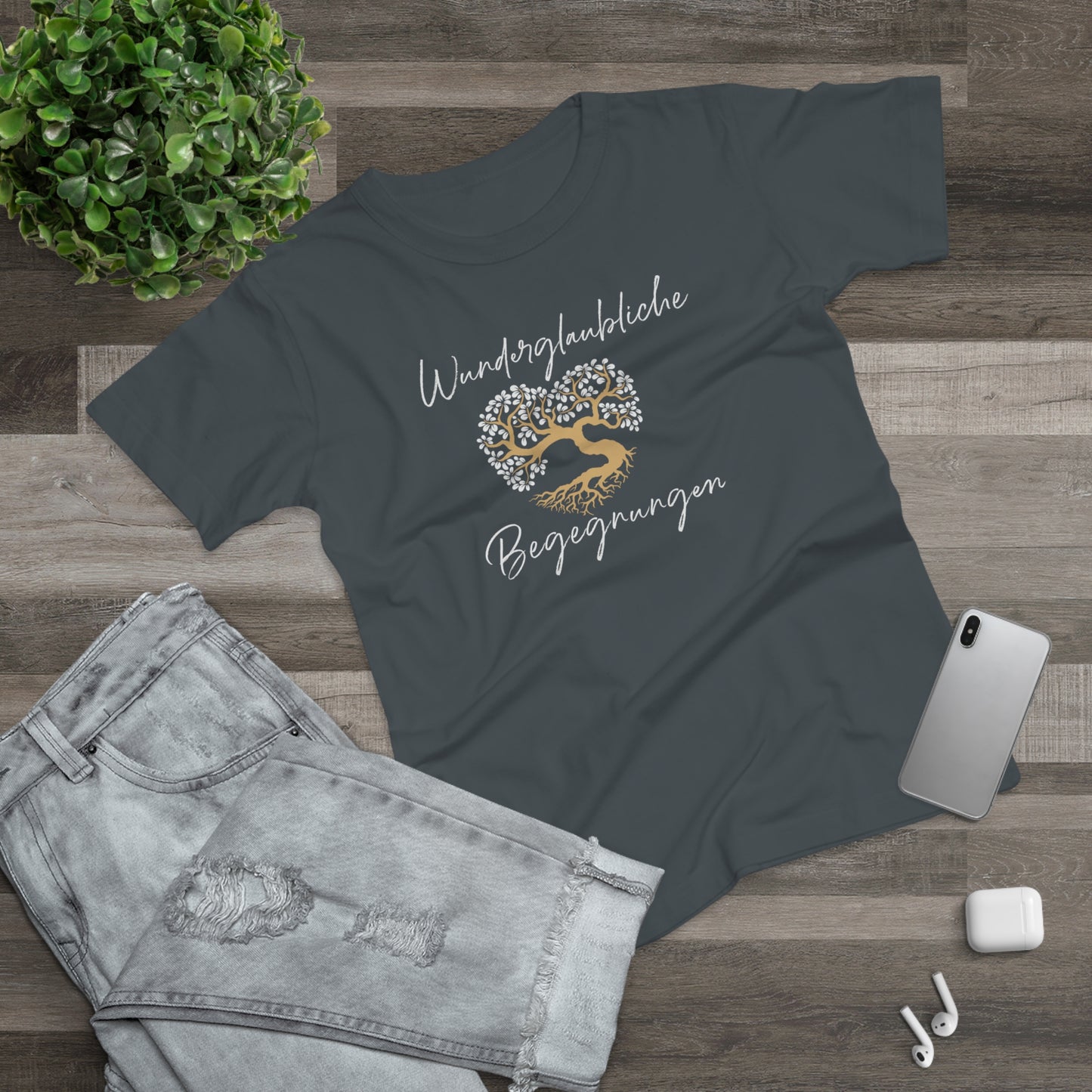 T-Shirt Frauen Single Jersey "Wunderglaubliche Begegnungen"