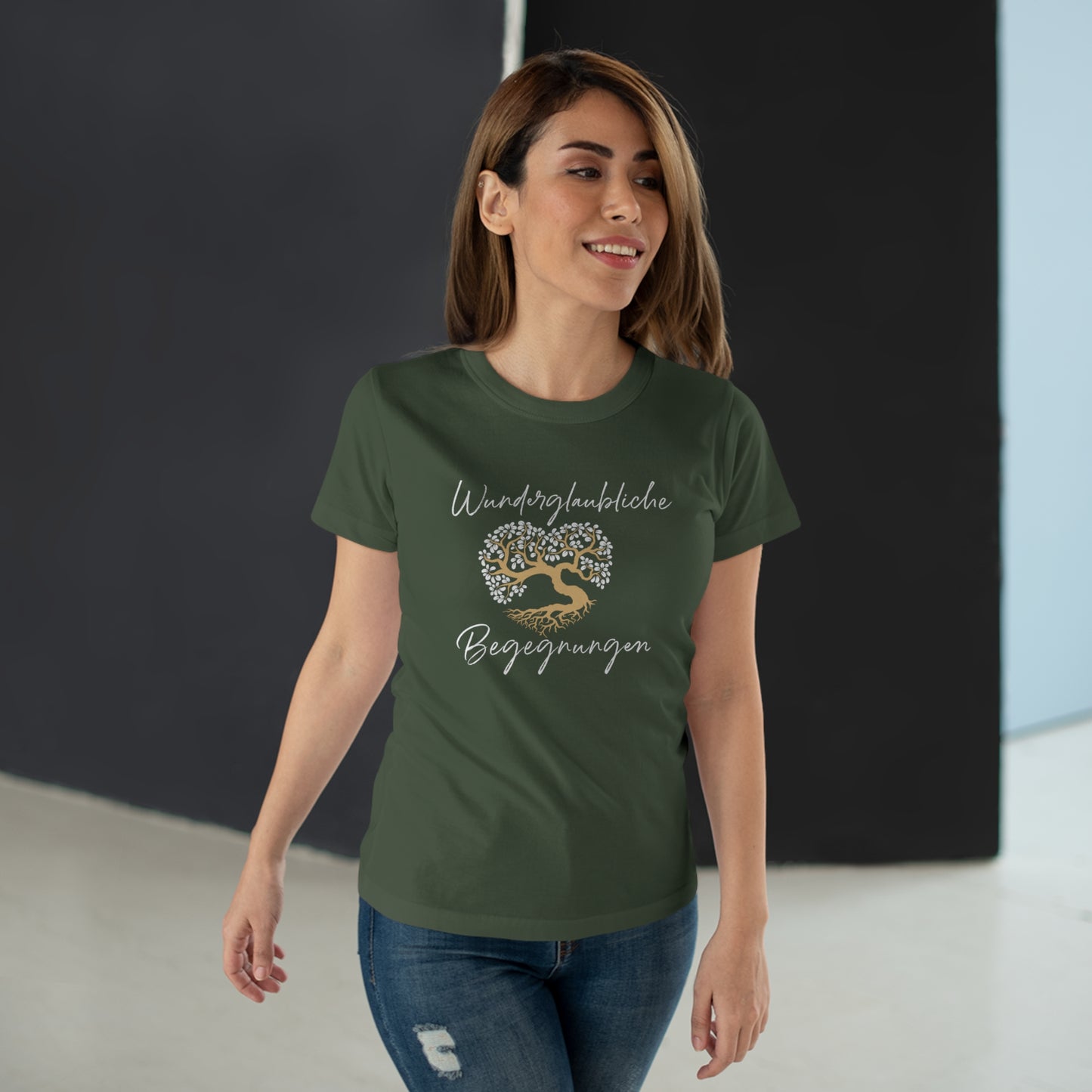 T-Shirt Frauen Single Jersey "Wunderglaubliche Begegnungen"
