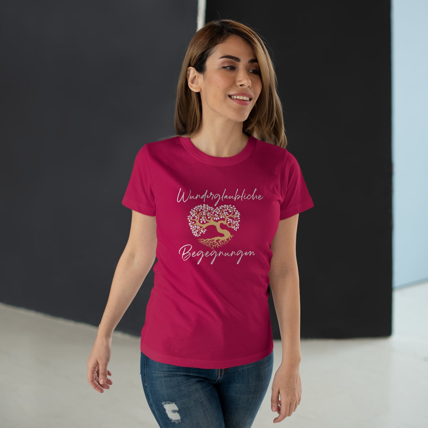 T-Shirt Frauen Single Jersey "Wunderglaubliche Begegnungen"
