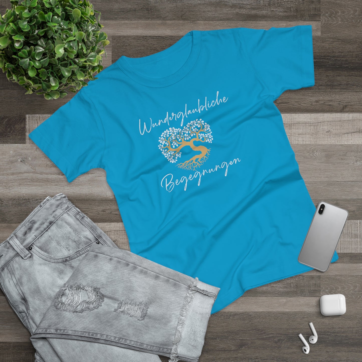 T-Shirt Frauen Single Jersey "Wunderglaubliche Begegnungen"