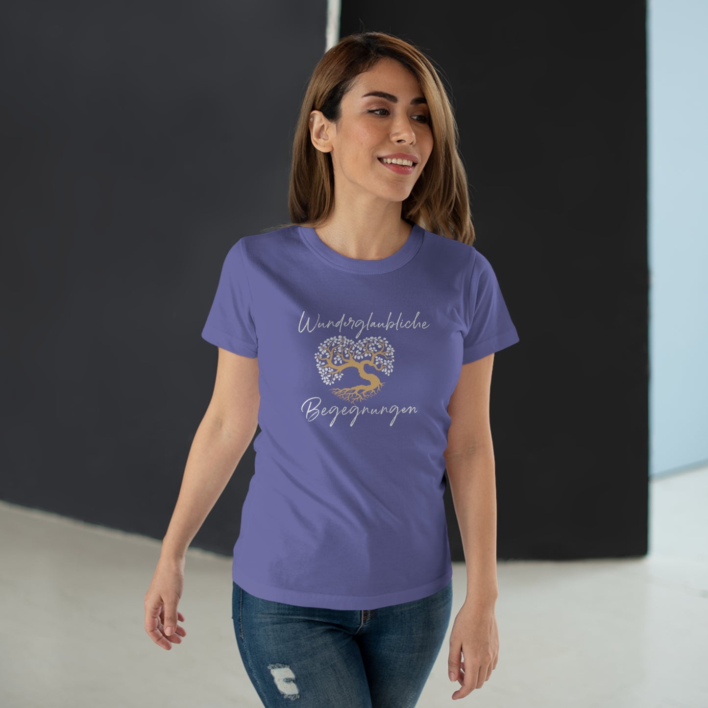 T-Shirt Frauen Single Jersey "Wunderglaubliche Begegnungen"