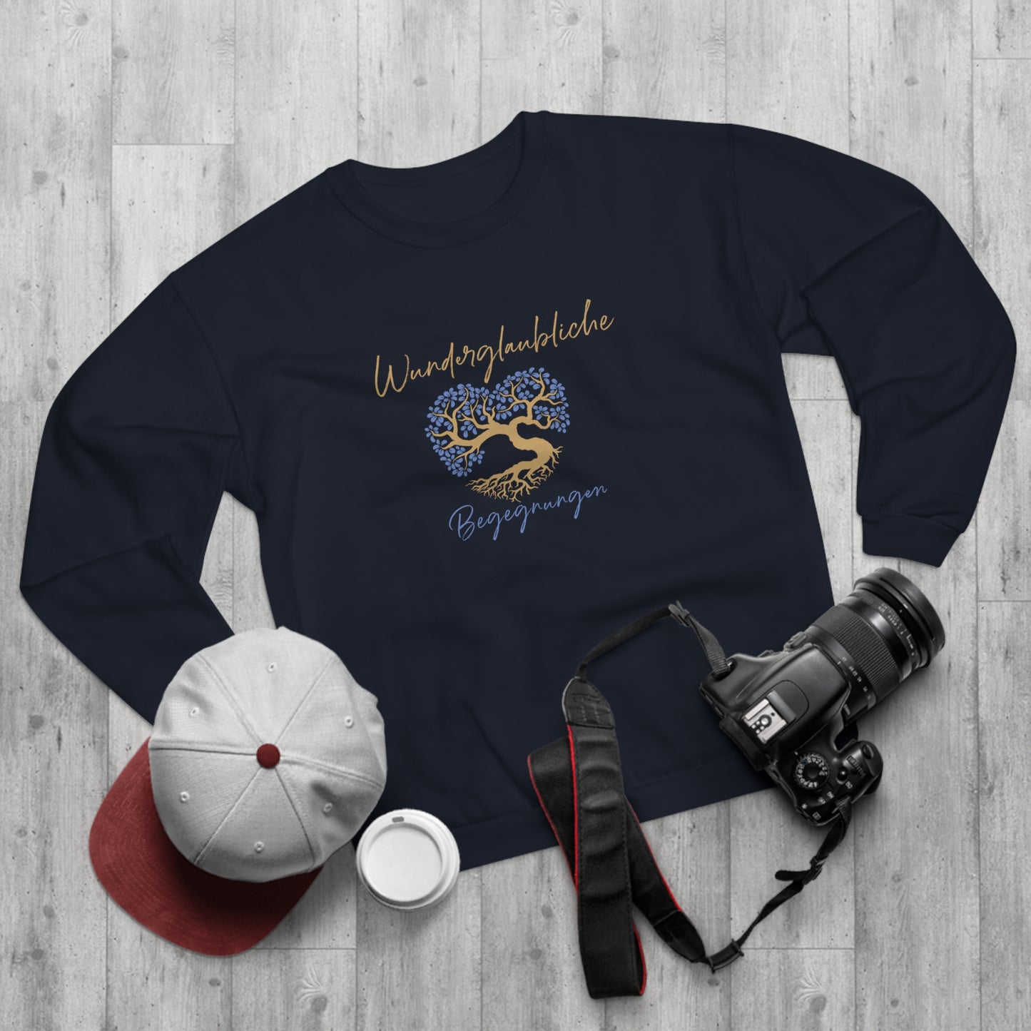 Sweatshirt Unisex Crew Neck "Wunderglaubliche Begegnungen"