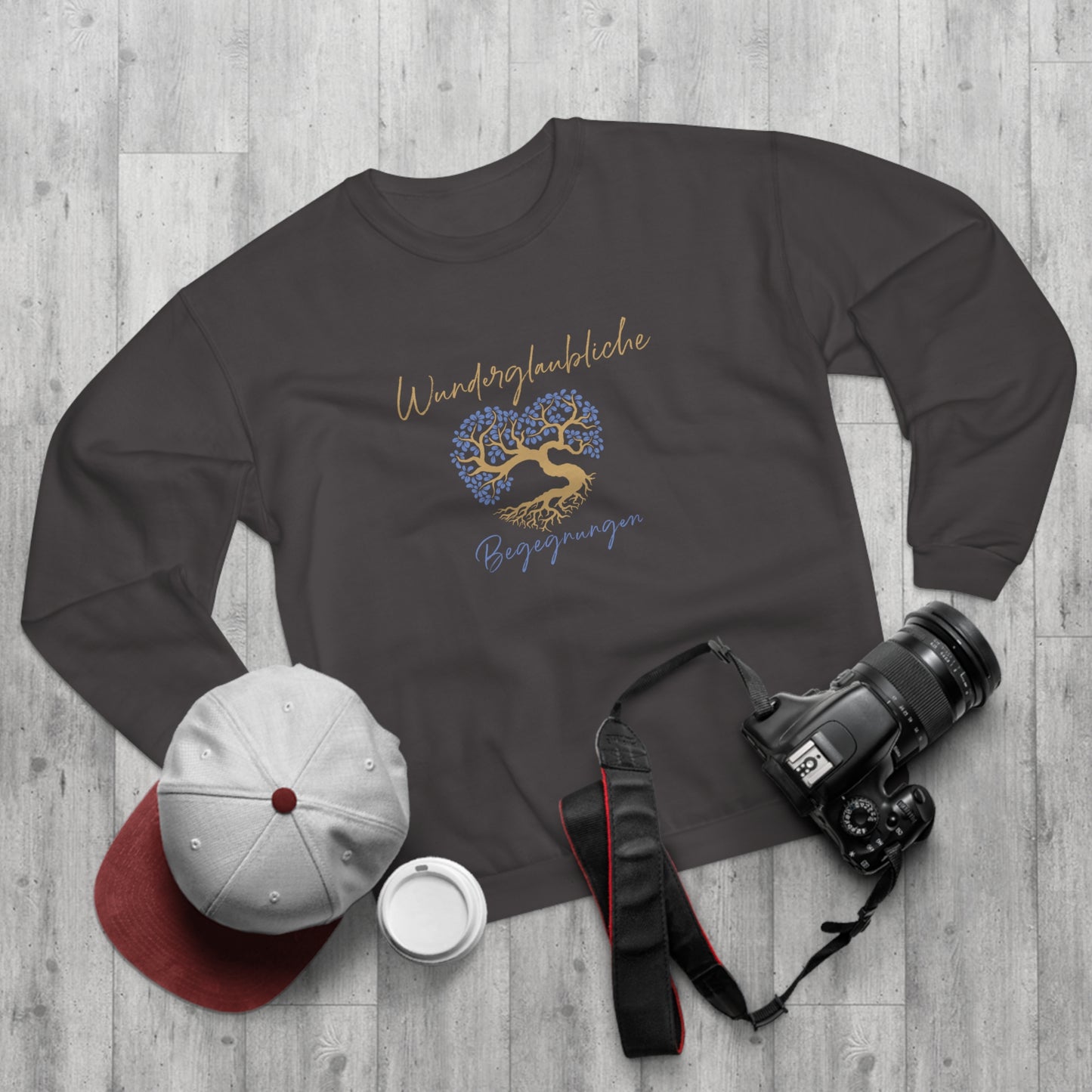 Sweatshirt Unisex Crew Neck "Wunderglaubliche Begegnungen"