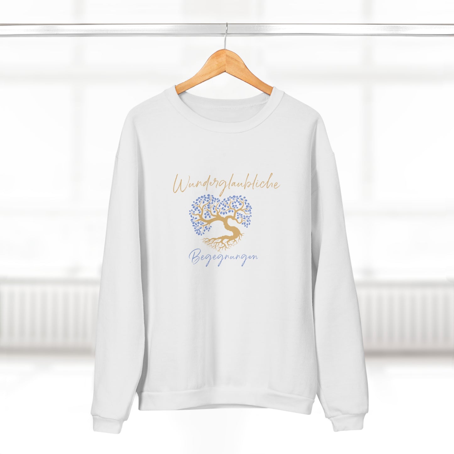 Sweatshirt Unisex Crew Neck "Wunderglaubliche Begegnungen"