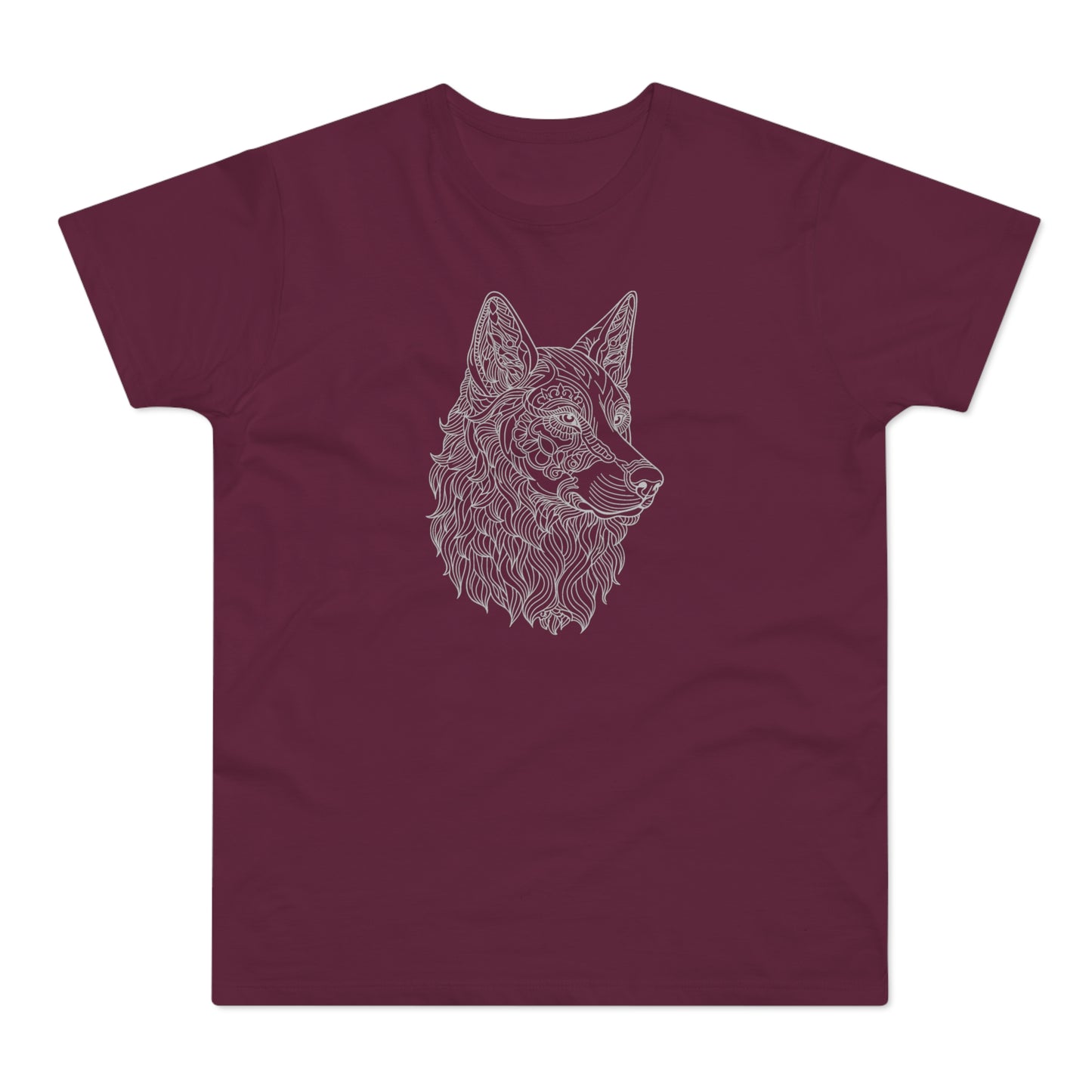 T-Shirt Herren Single Jersey "Wolfskopf"