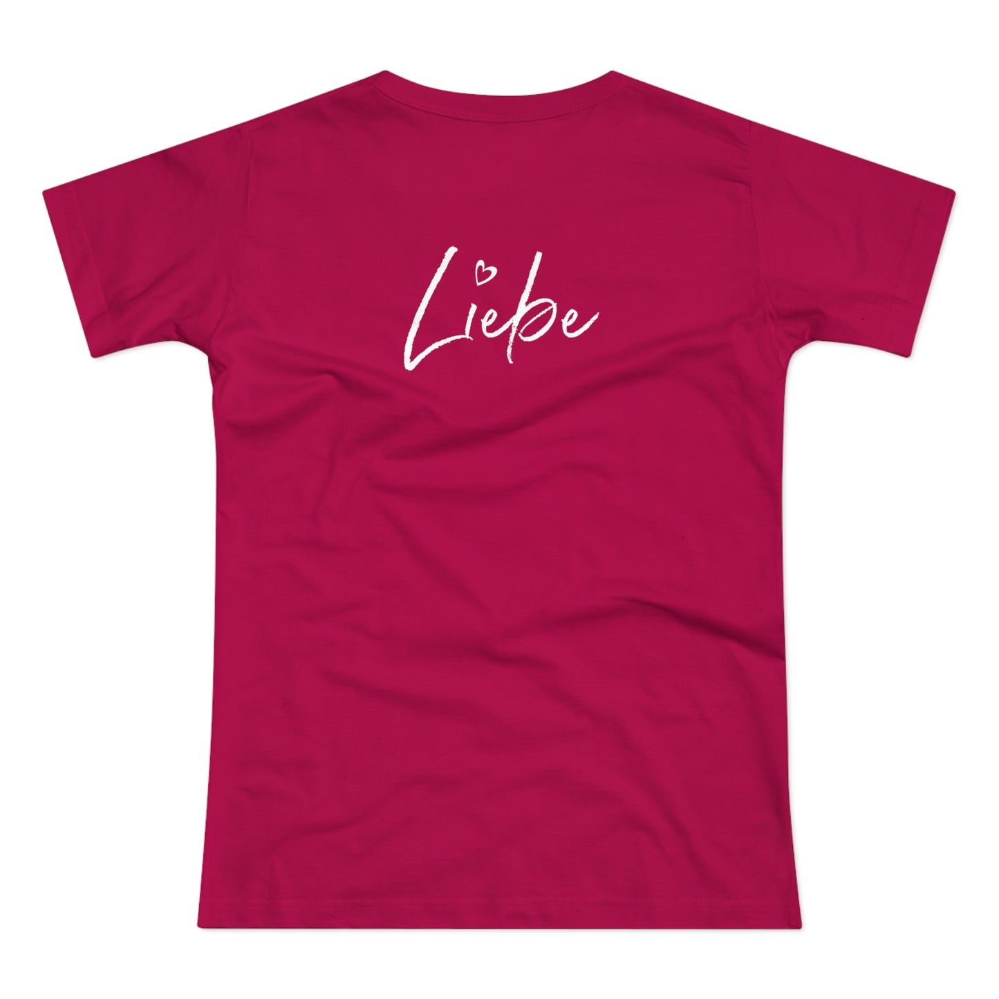 T-Shirt Frauen Single Jersey "Ich bin Liebe"