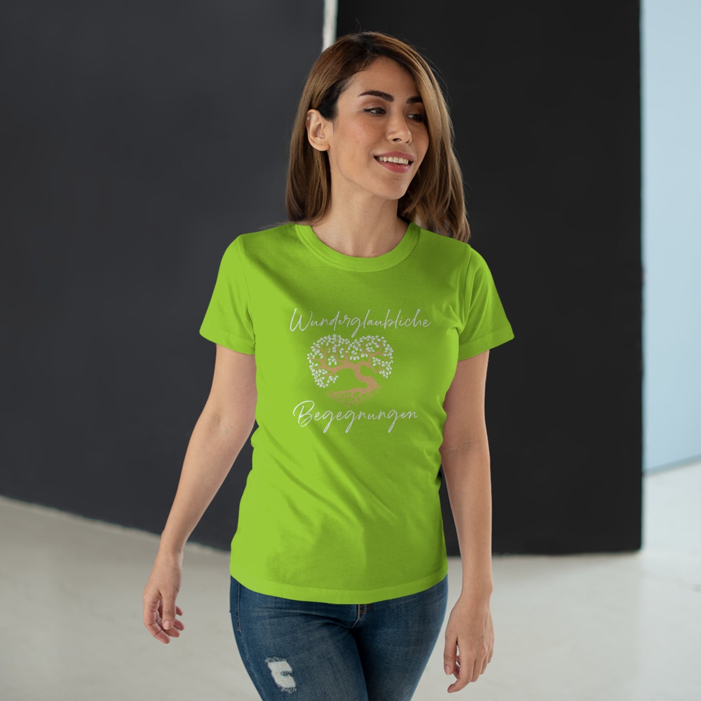 T-Shirt Frauen Single Jersey "Wunderglaubliche Begegnungen"