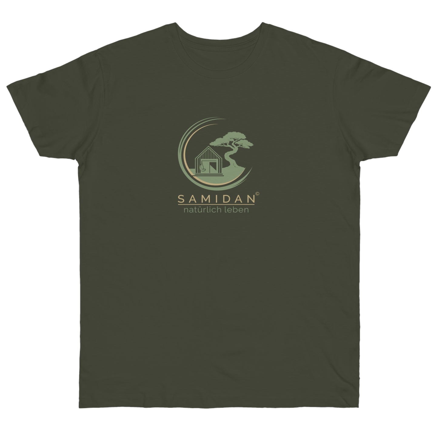 T-Shirt Herren Single Jersey "SAMIDAN mit Slogan"