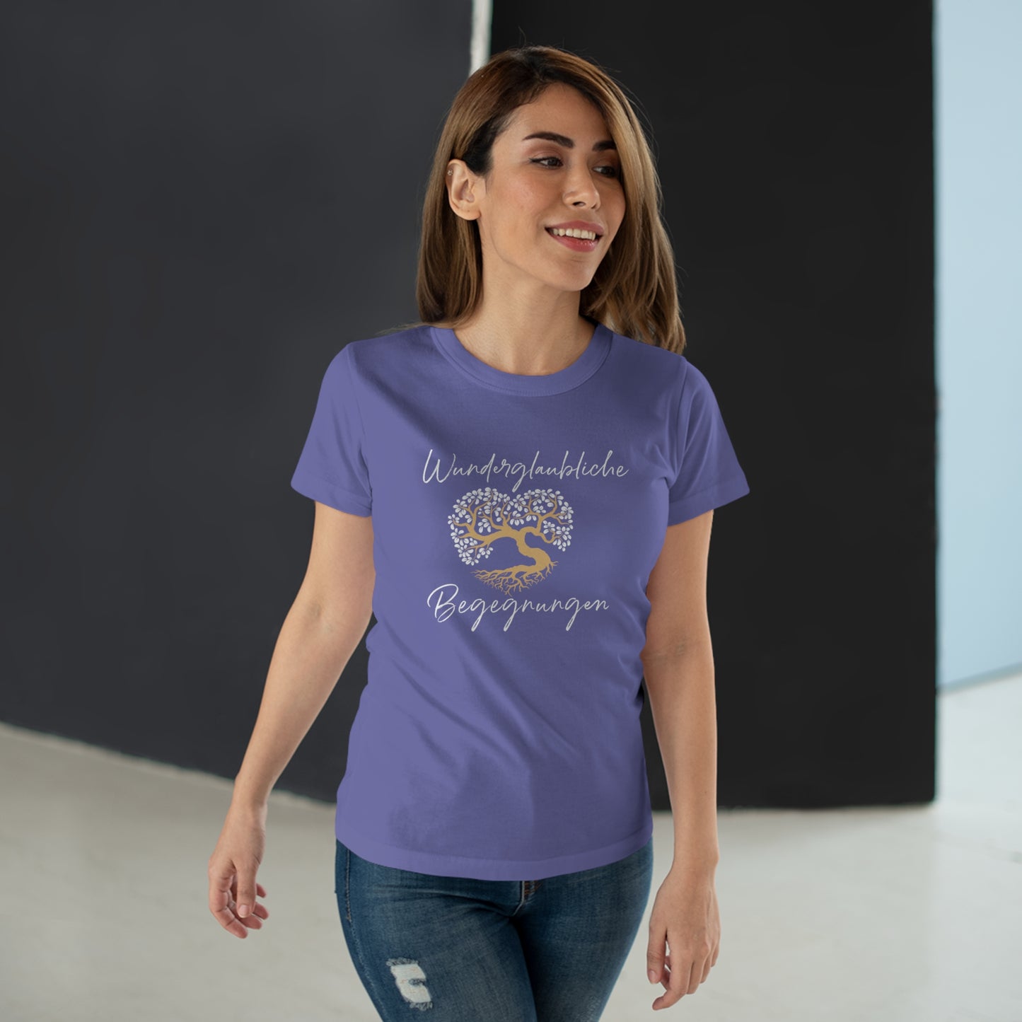 T-Shirt Frauen Single Jersey "Wunderglaubliche Begegnungen"
