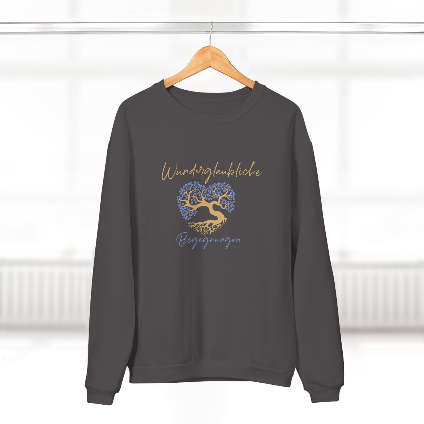 Sweatshirt Unisex Crew Neck "Wunderglaubliche Begegnungen"