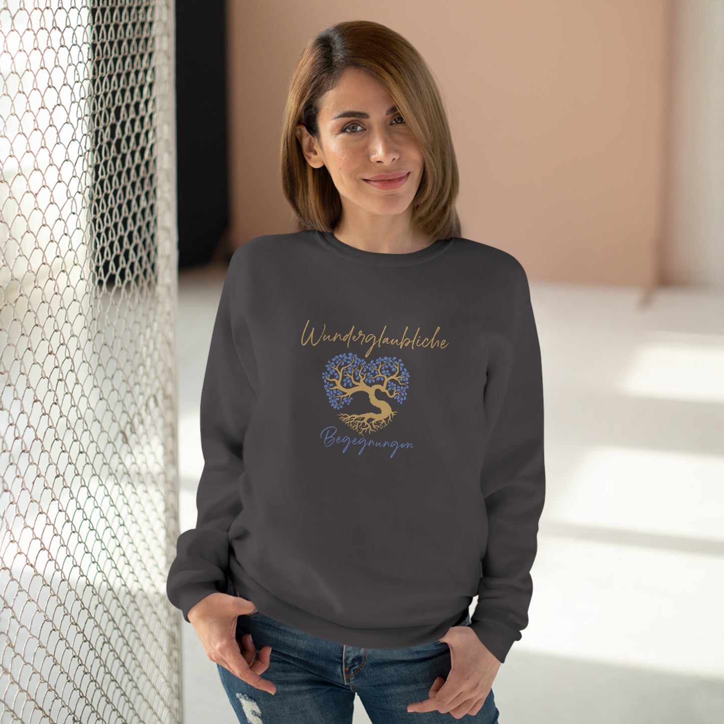 Sweatshirt Unisex Crew Neck "Wunderglaubliche Begegnungen"