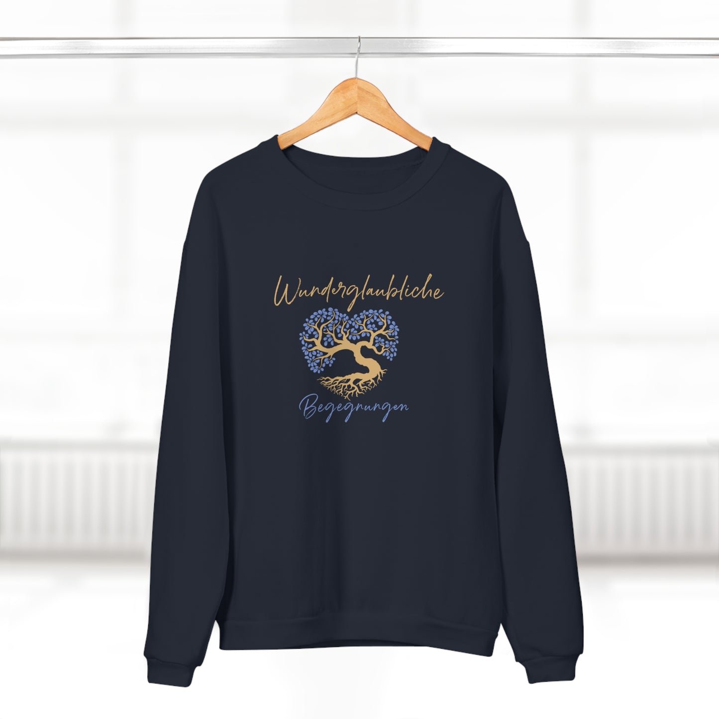 Sweatshirt Unisex Crew Neck "Wunderglaubliche Begegnungen"