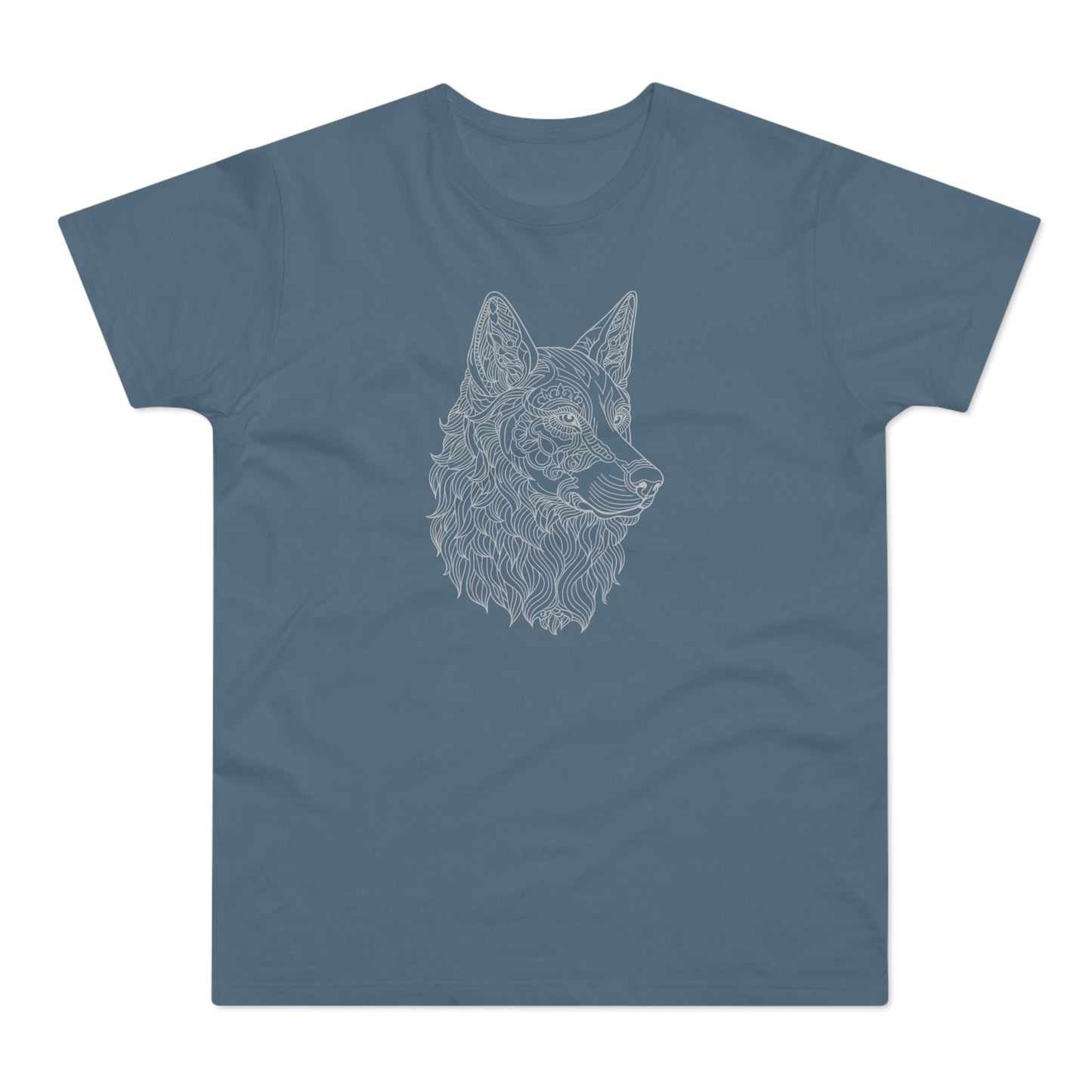 T-Shirt Herren Single Jersey "Wolfskopf"