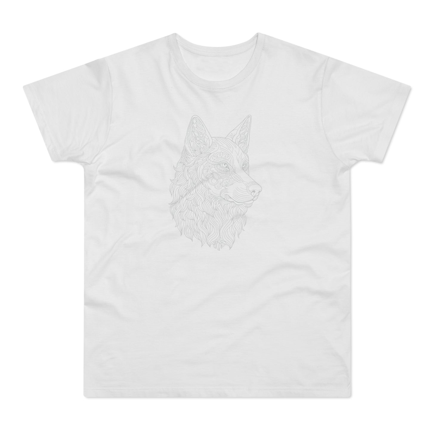 T-Shirt Herren Single Jersey "Wolfskopf"