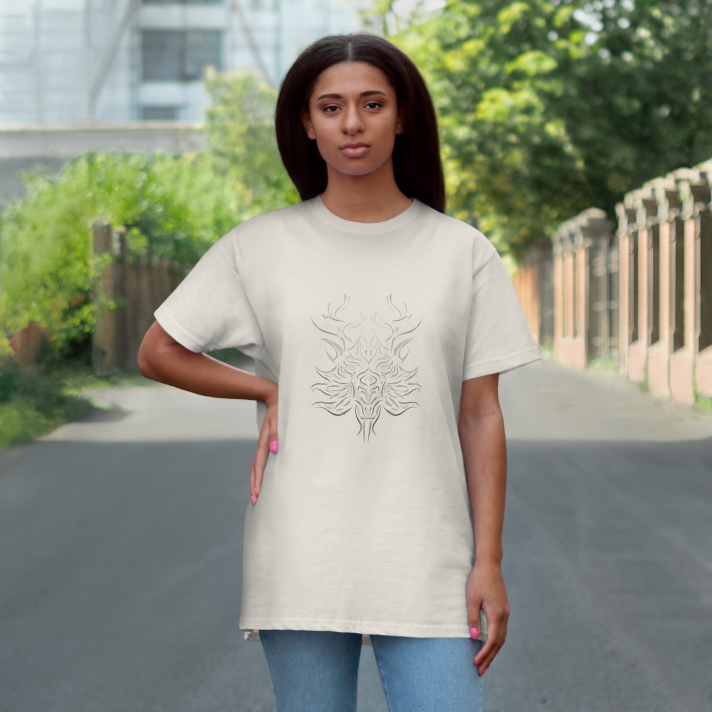 T-Shirt Unisex Single Jersey "Drachenkopf"
