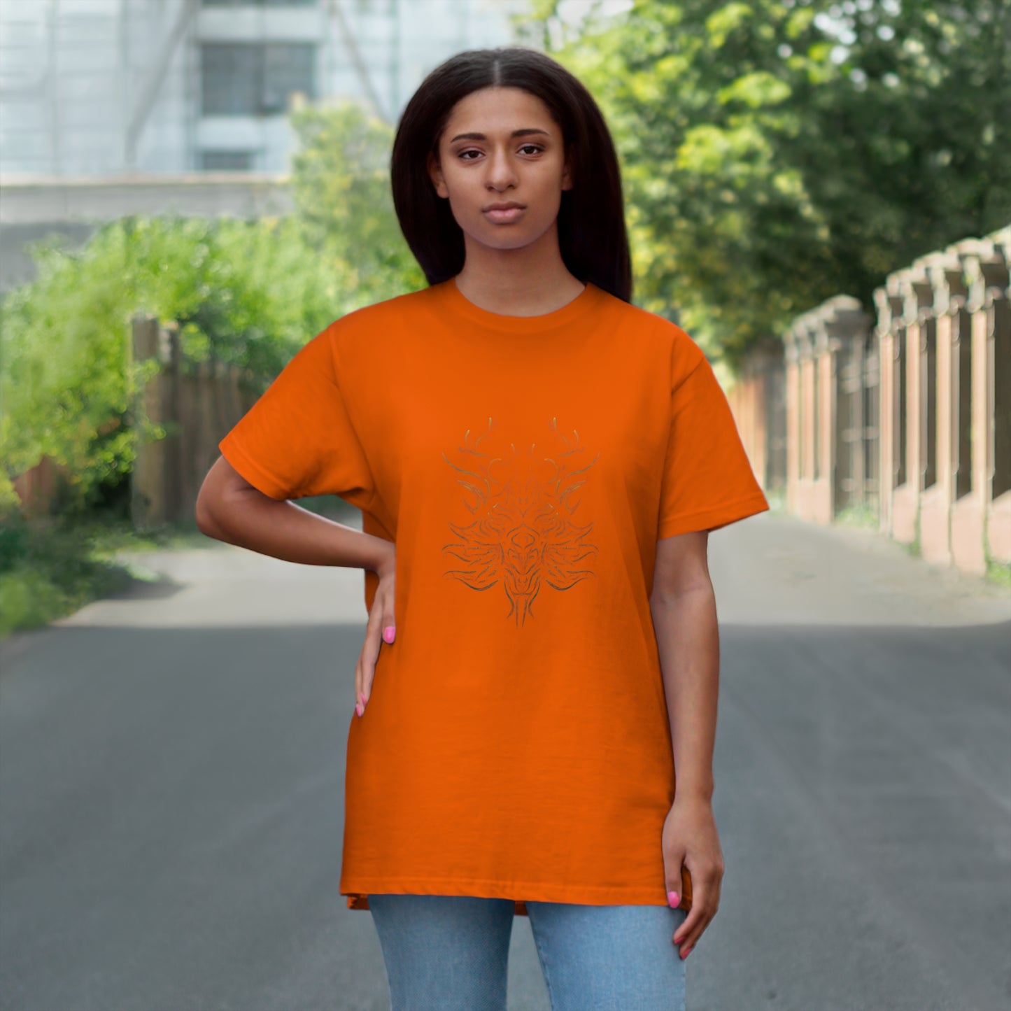 T-Shirt Unisex Single Jersey "Drachenkopf"