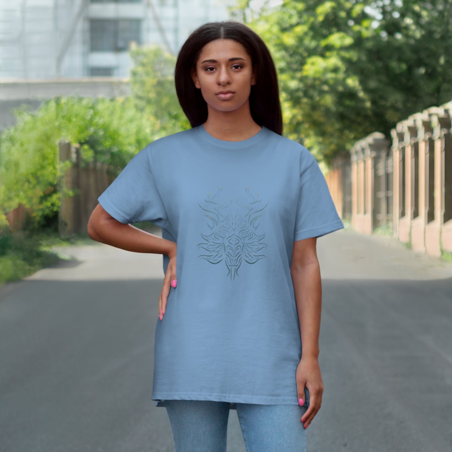 T-Shirt Unisex Single Jersey "Drachenkopf"