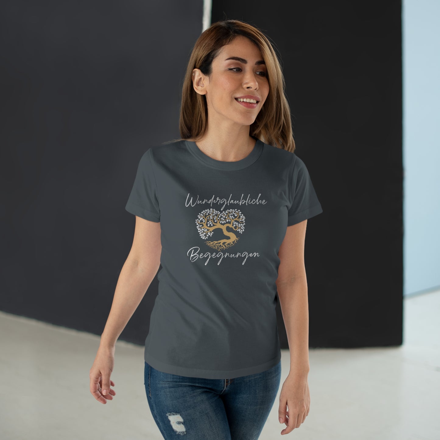 T-Shirt Frauen Single Jersey "Wunderglaubliche Begegnungen"